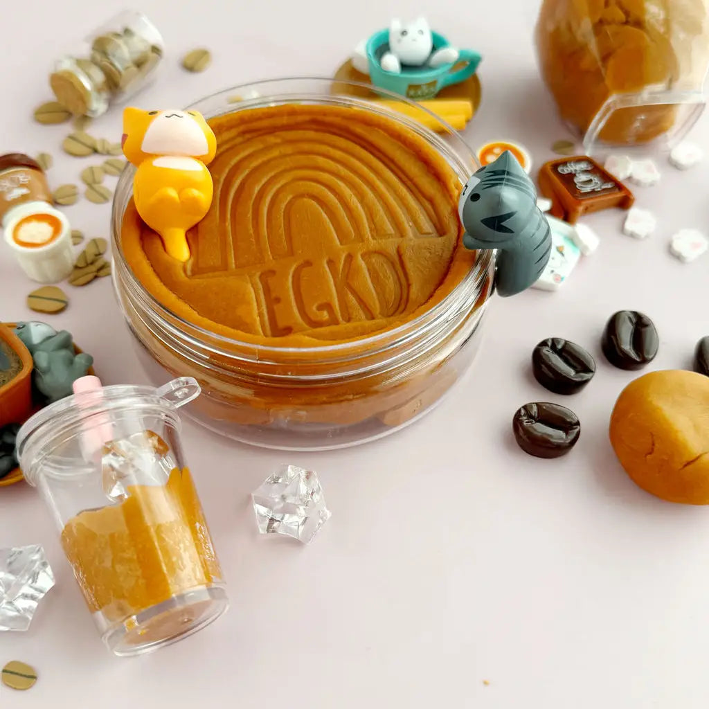 Cat Cafe Play Dough Sensory Kit