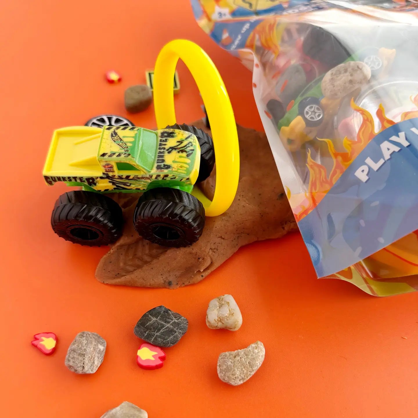Monster Truck Play Dough Sensory Kit