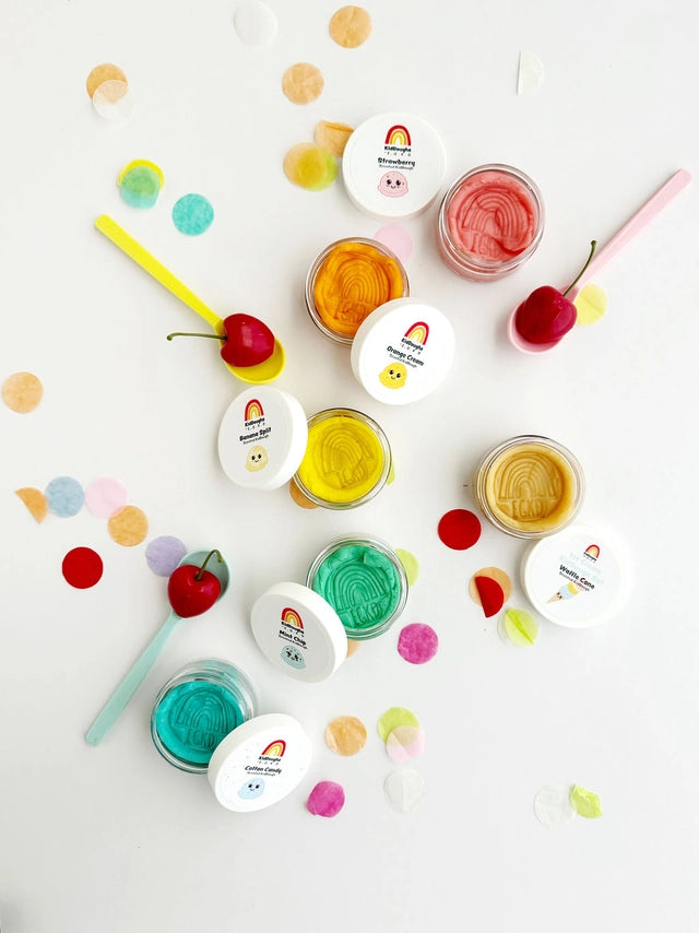 Ice Cream Mini Rainbow Play Dough Set