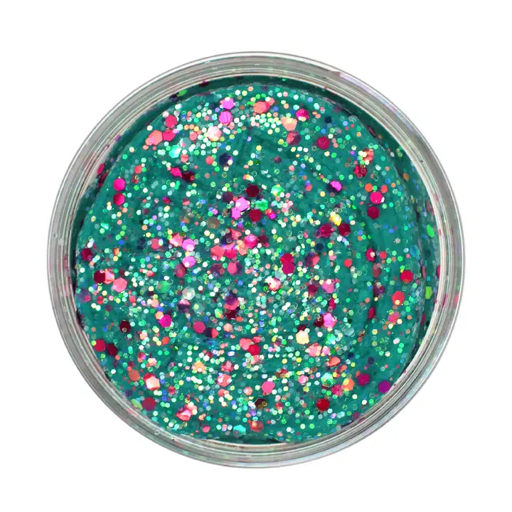 Turquoise Glitter Play Dough