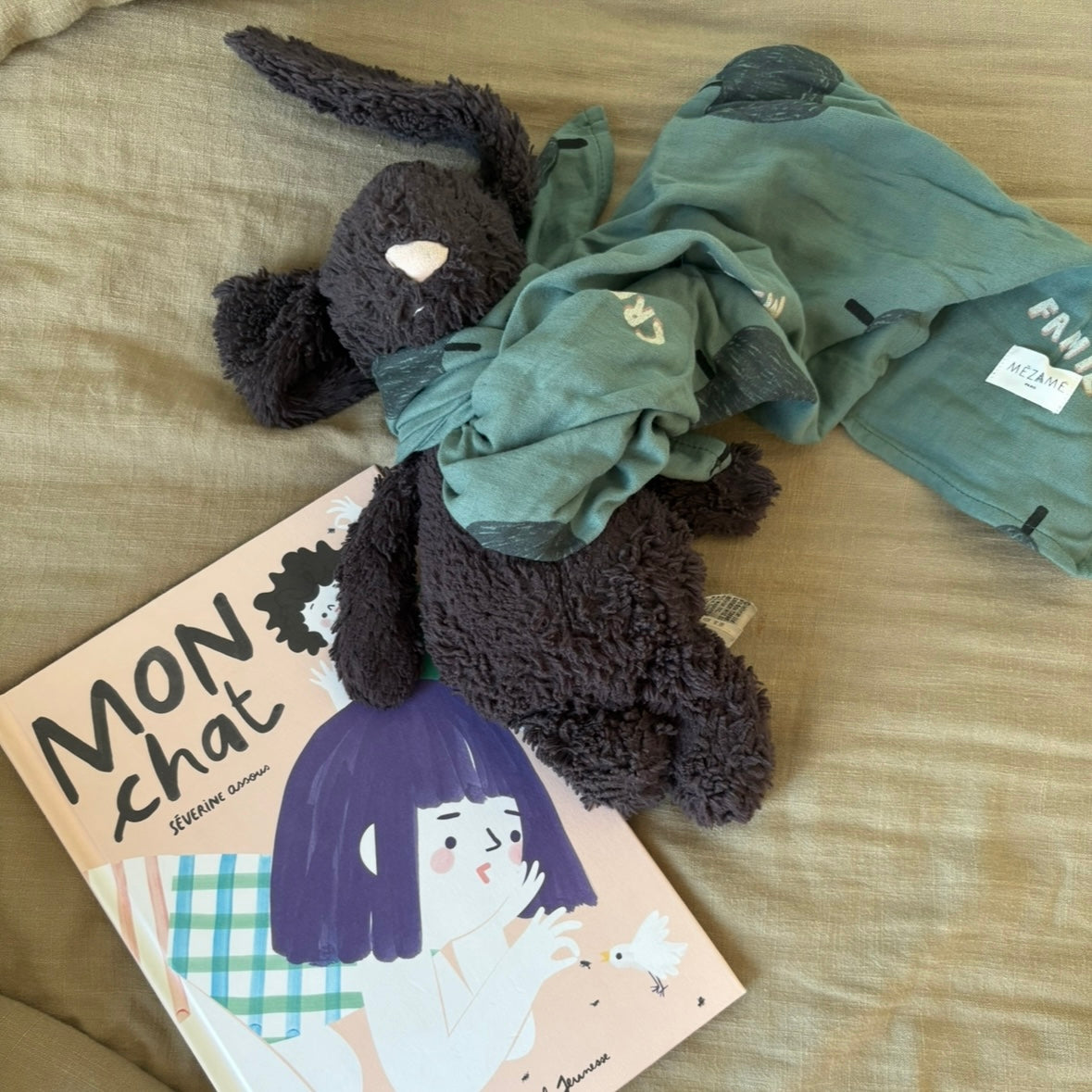 lange indispensable maternité cadeau de naissance imprimé fruits vert