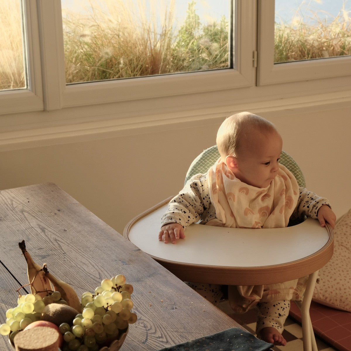 indispensable bébé ange gaze de coton arc en ciel