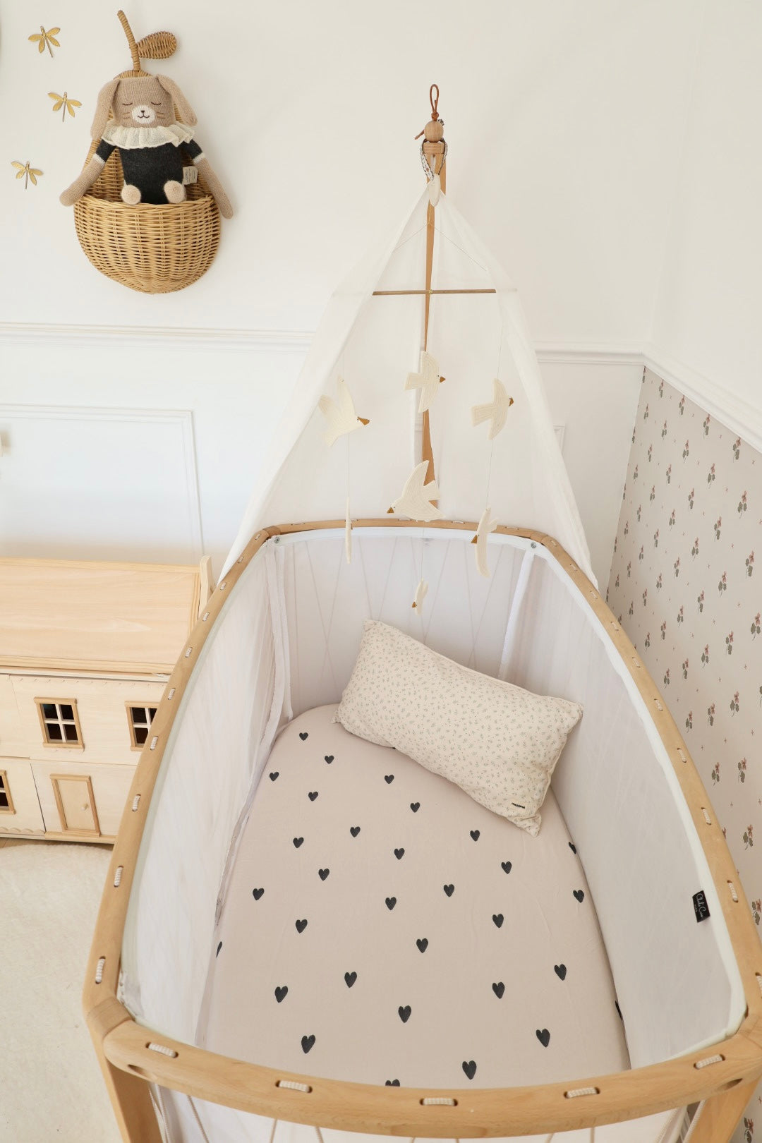 Love Affair Chalk Fitted Sheet