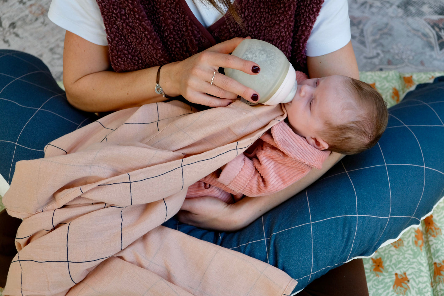 Maxi Cottage Pink Grid