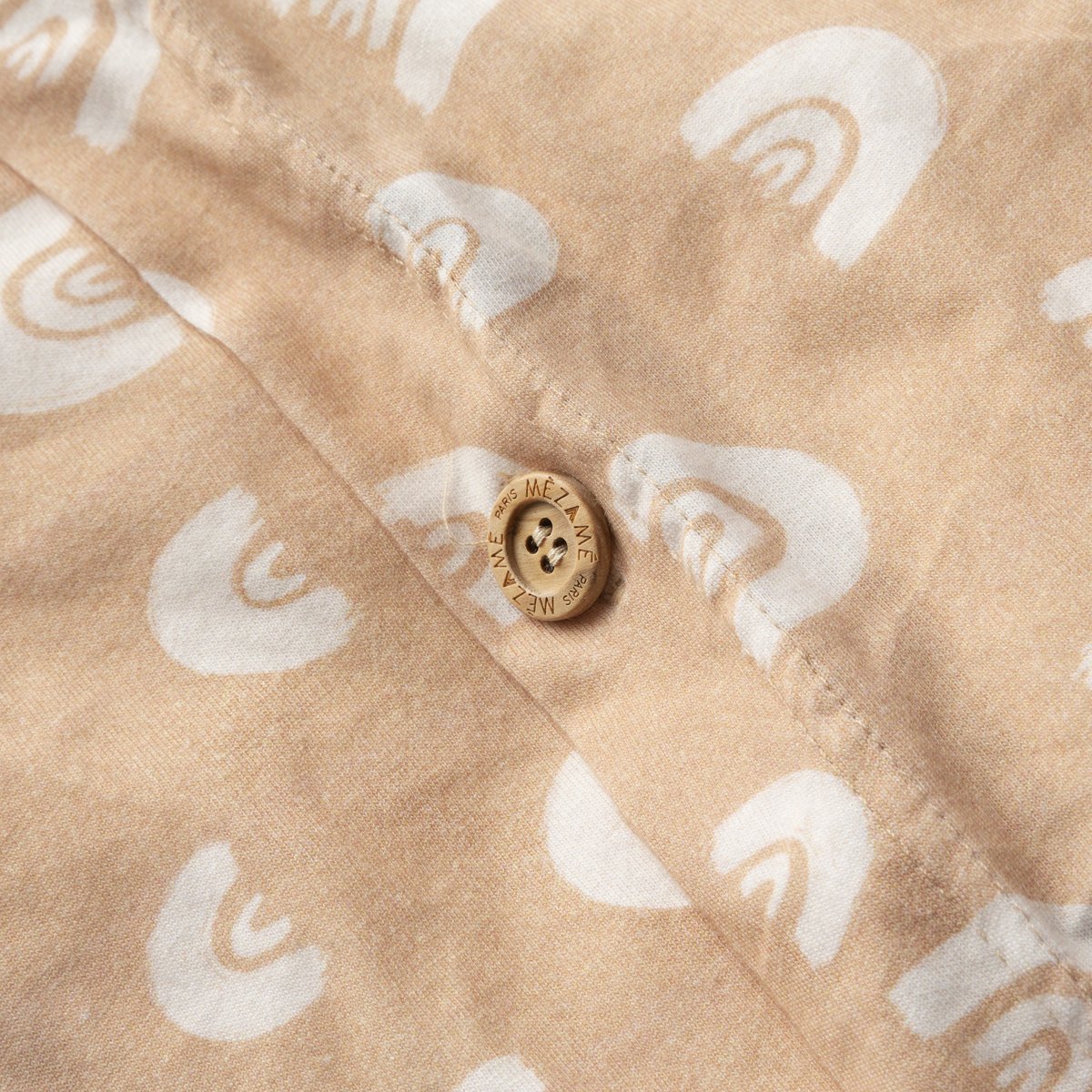 parure de lit enfant boutons zip