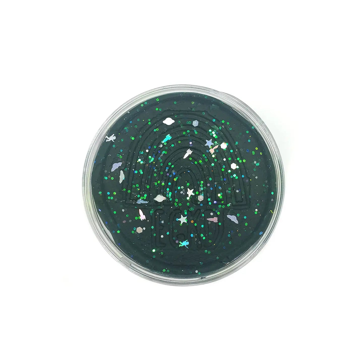 Turquoise Glitter Play Dough