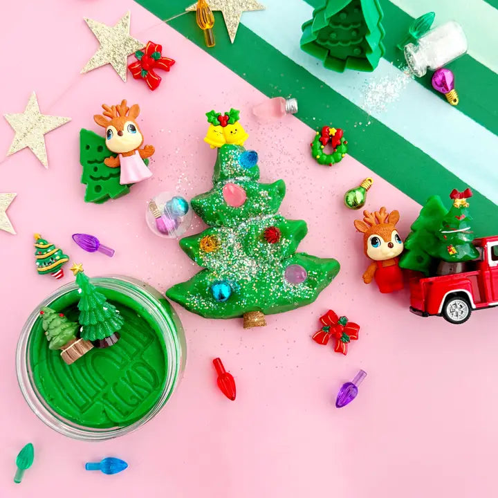 Snowman Mini Playdough Sensory Kit