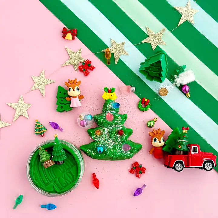 Snowman Mini Playdough Sensory Kit