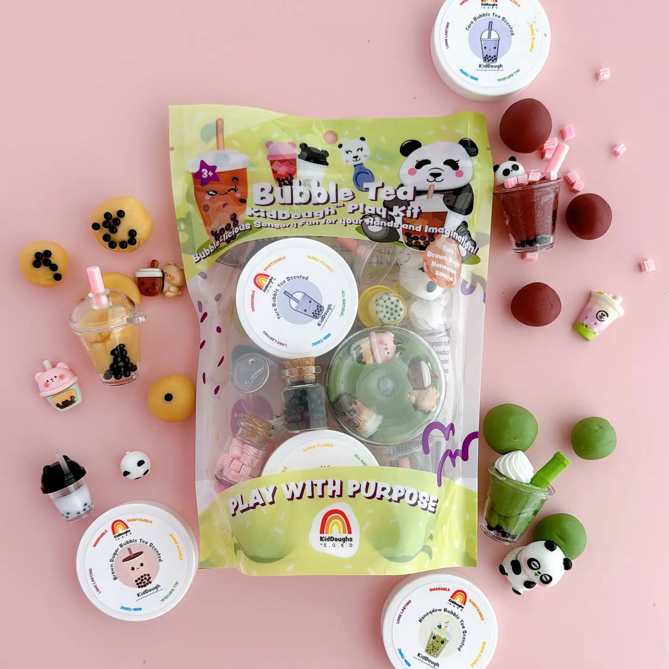Kit sensoriel de pâte à modeler Bubble Tea
