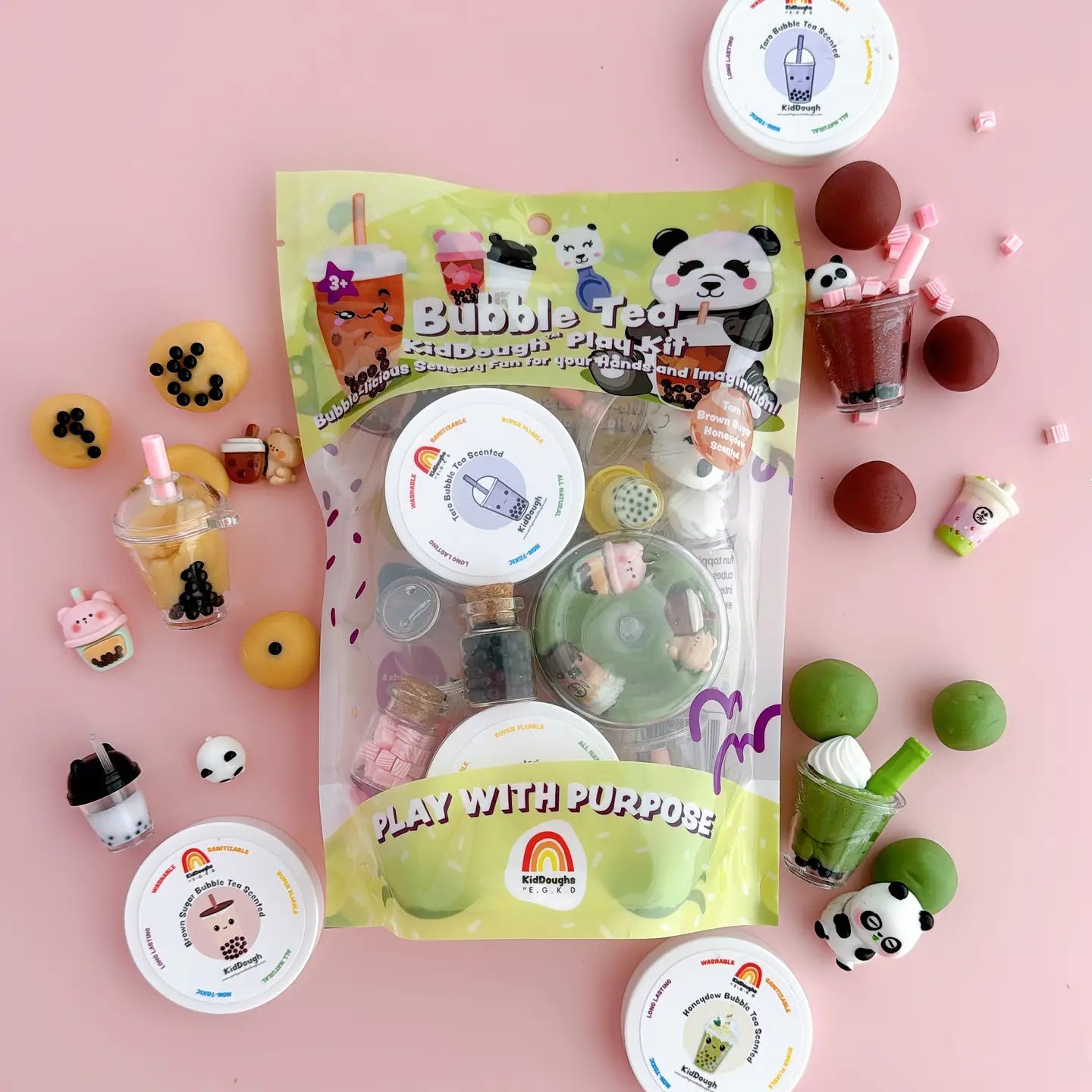 Kit sensoriel de pâte à modeler Bubble Tea