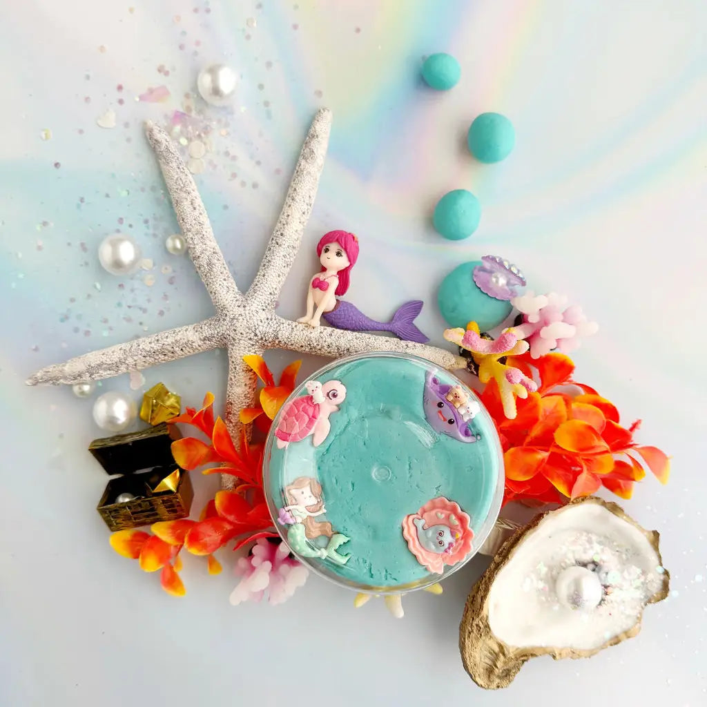 Kit sensoriel de pâte à modeler Sirène