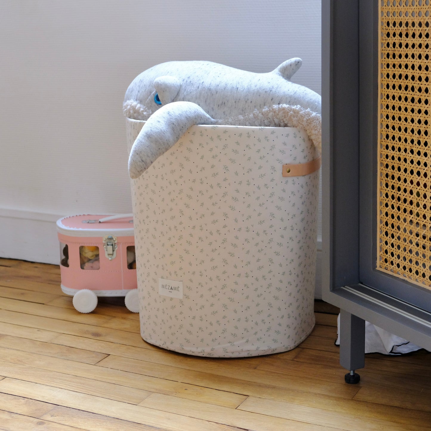 panier rangement jouet chambre enfants  cueillette milk 