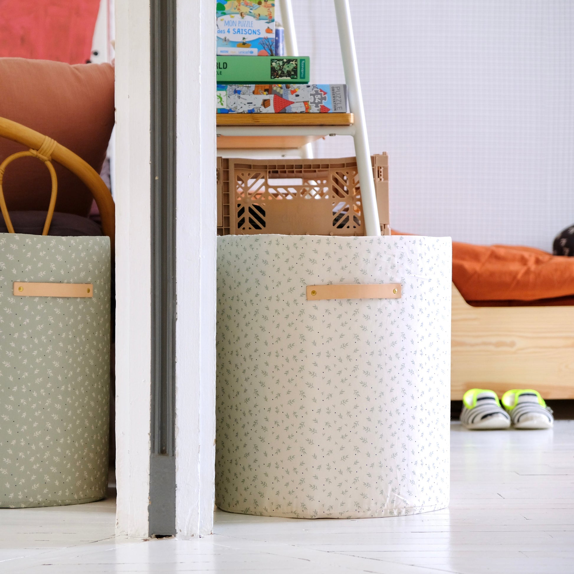 panier rangement jouet chambre enfants  cueillette milk 