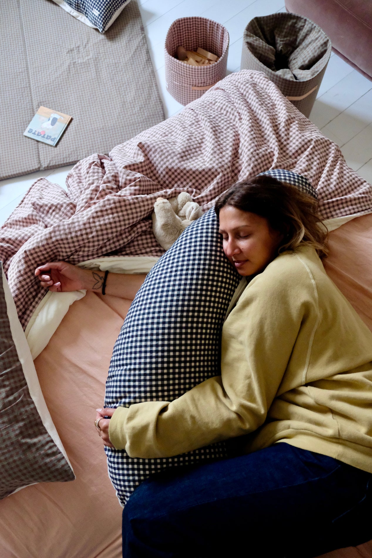 Maxi Douillette Vichy Rhubarbe