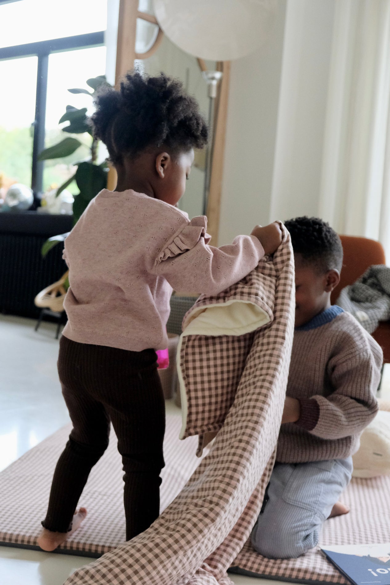 Douillette Vichy Rhubarbe