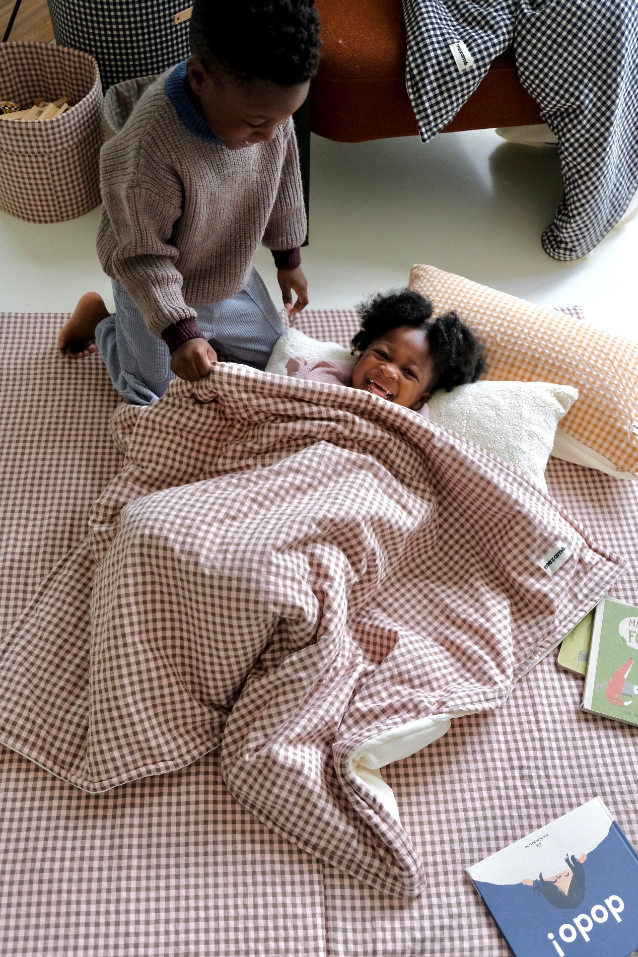 Douillette Vichy Rhubarbe