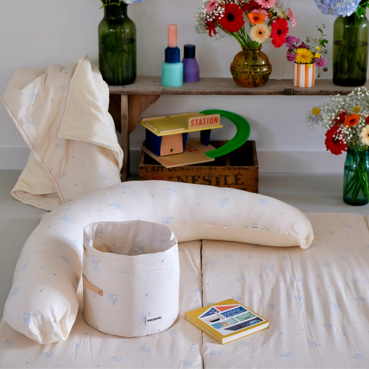 Coussin d'Allaitement Bleuets