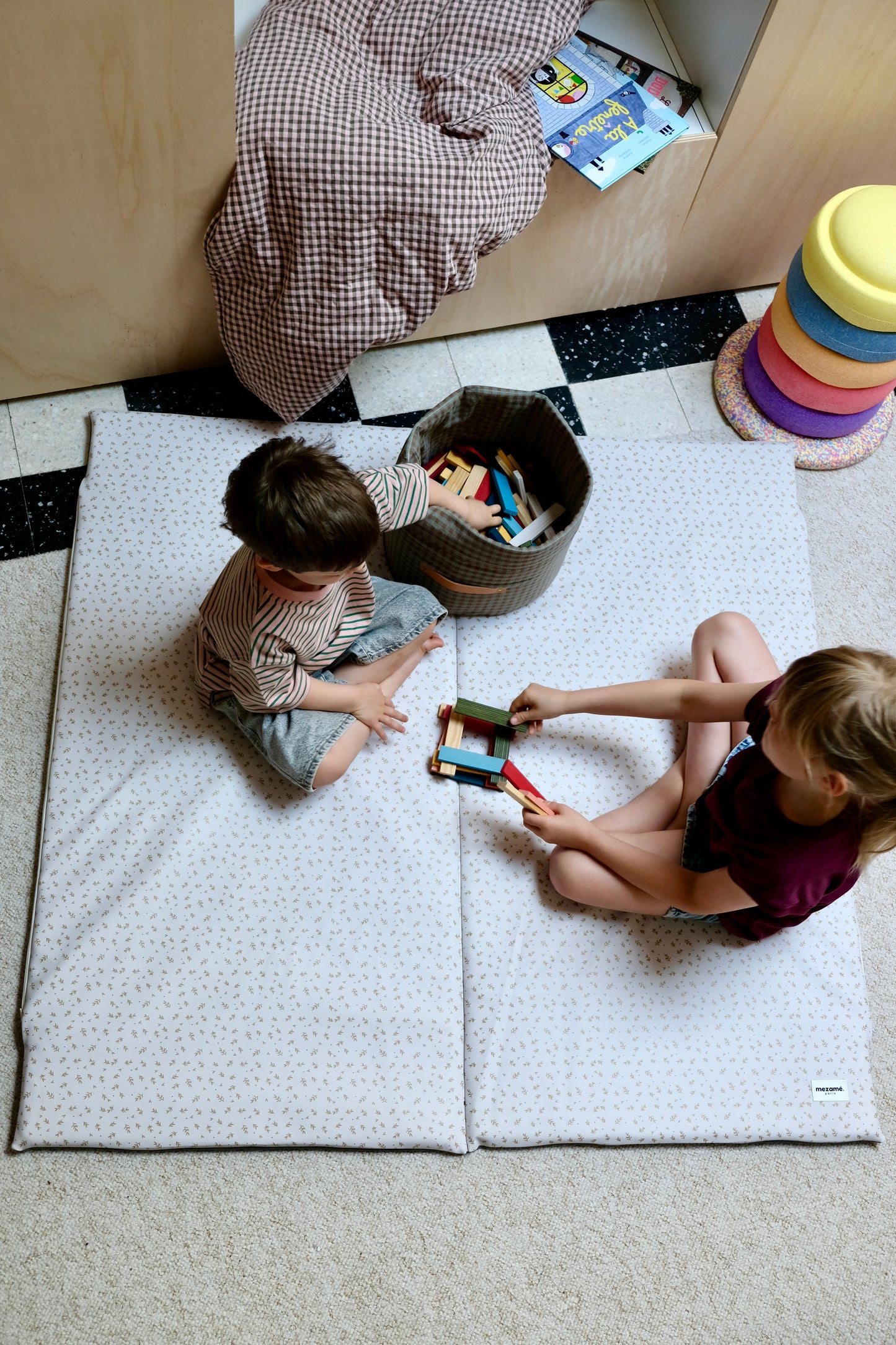 Tapis de vie Waterproof Cueillette Moutarde