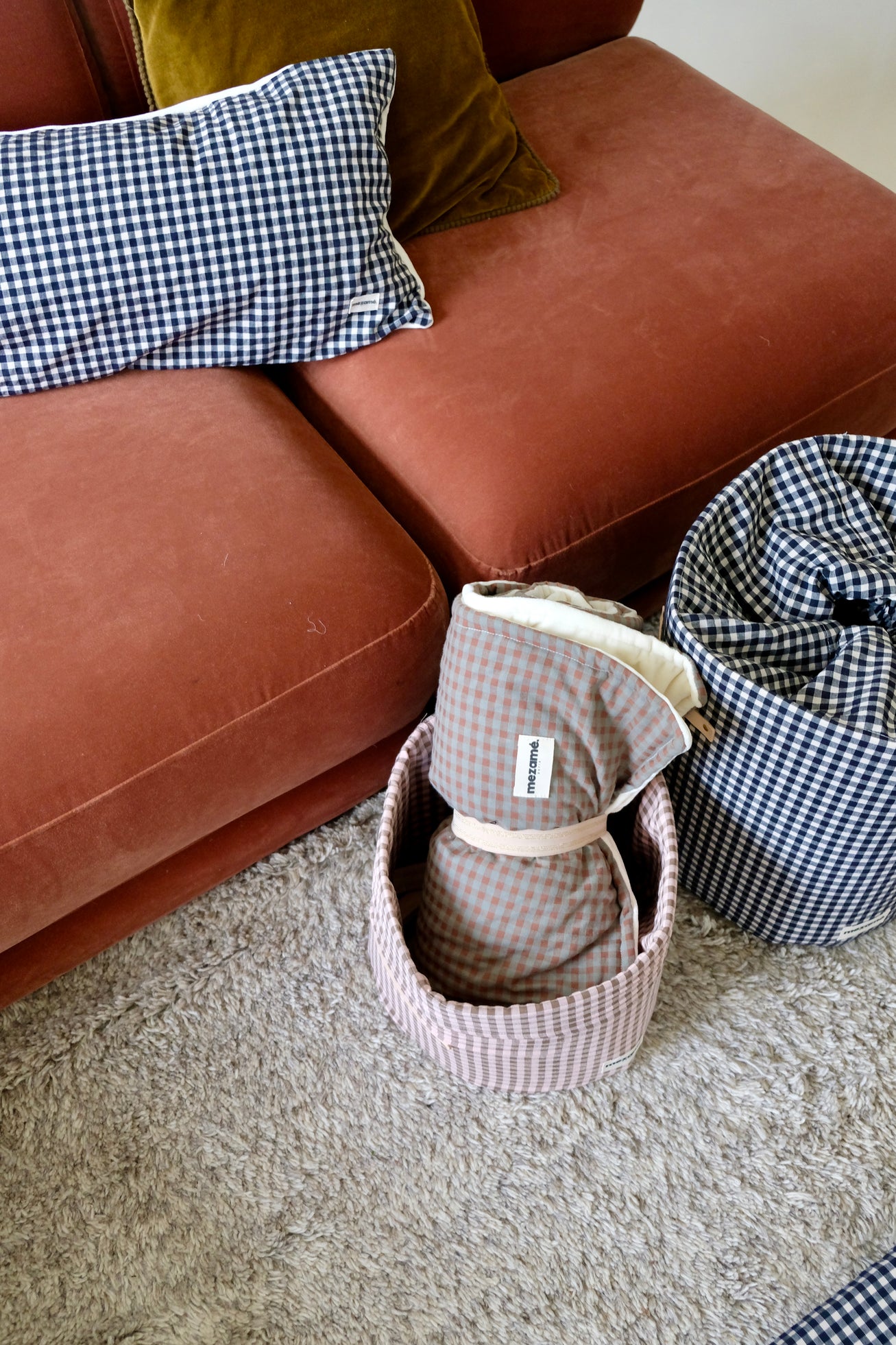 Douillette Vichy Châtaigne