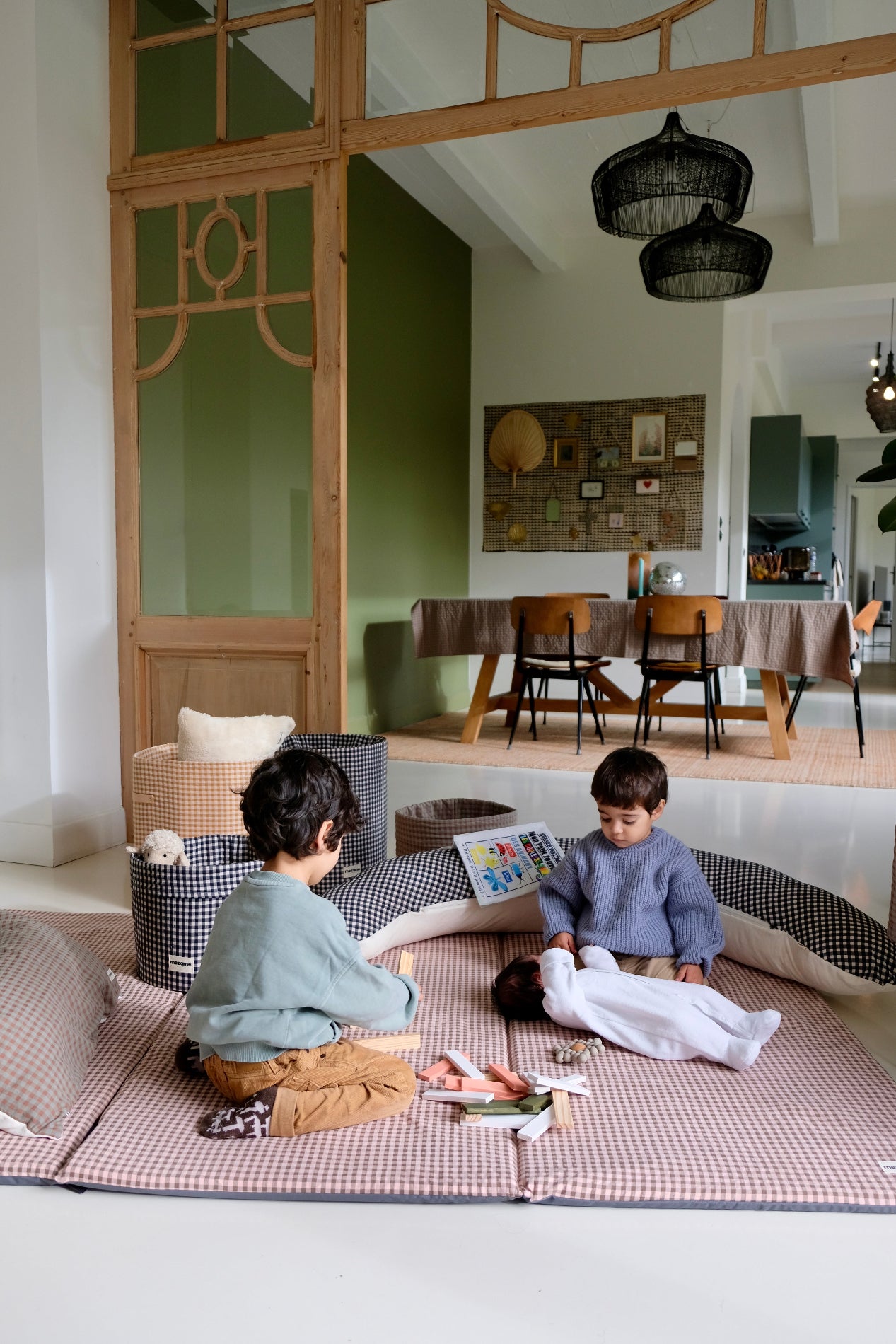 Nappe Vichy Châtaigne