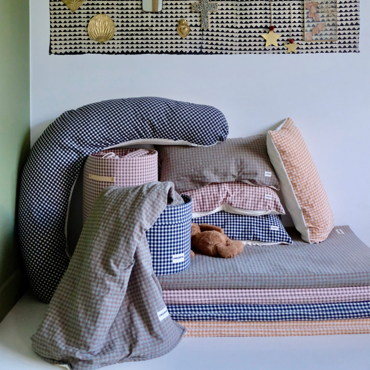 Douillette Vichy Châtaigne