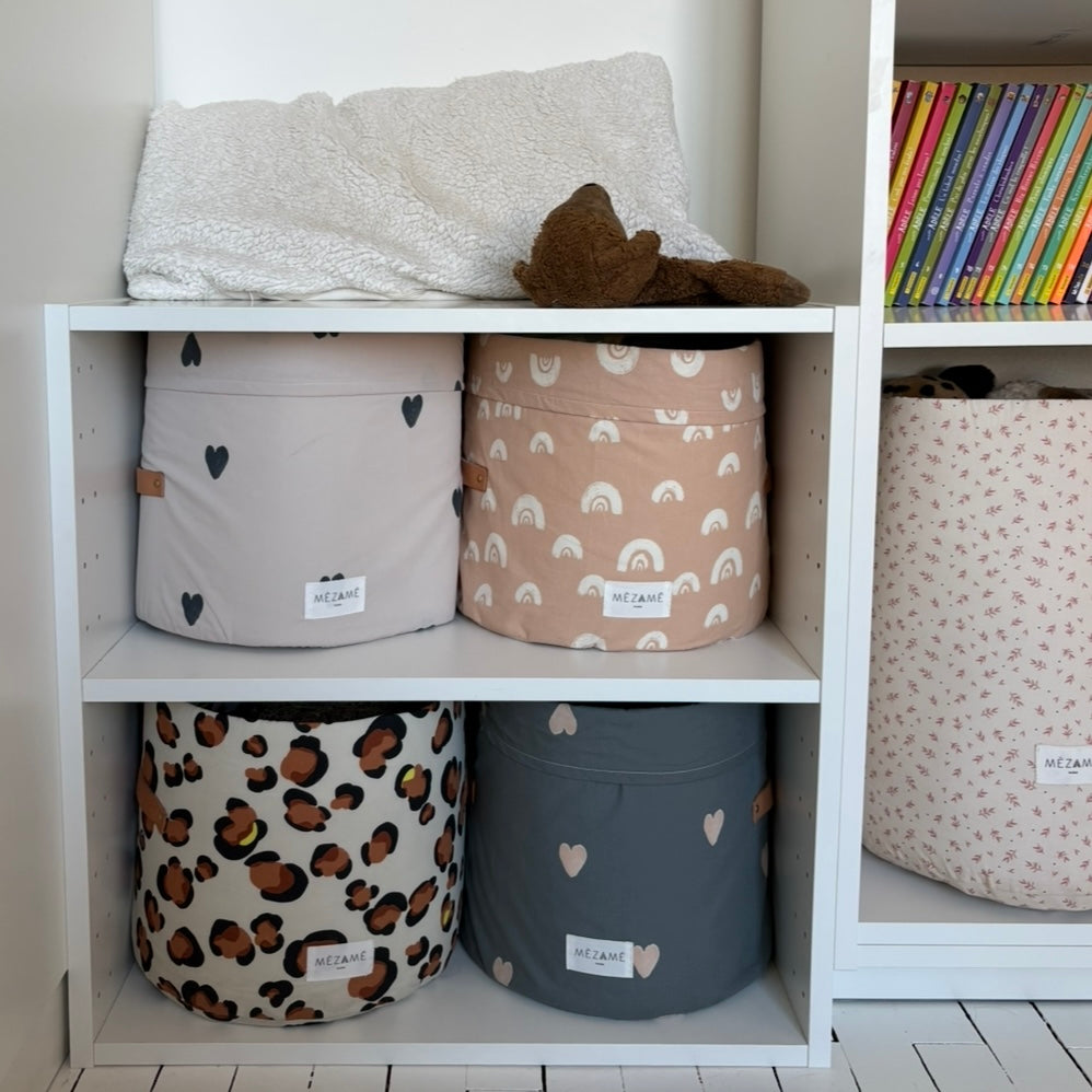 petit panier de rangement jouets tri chambre enfant  