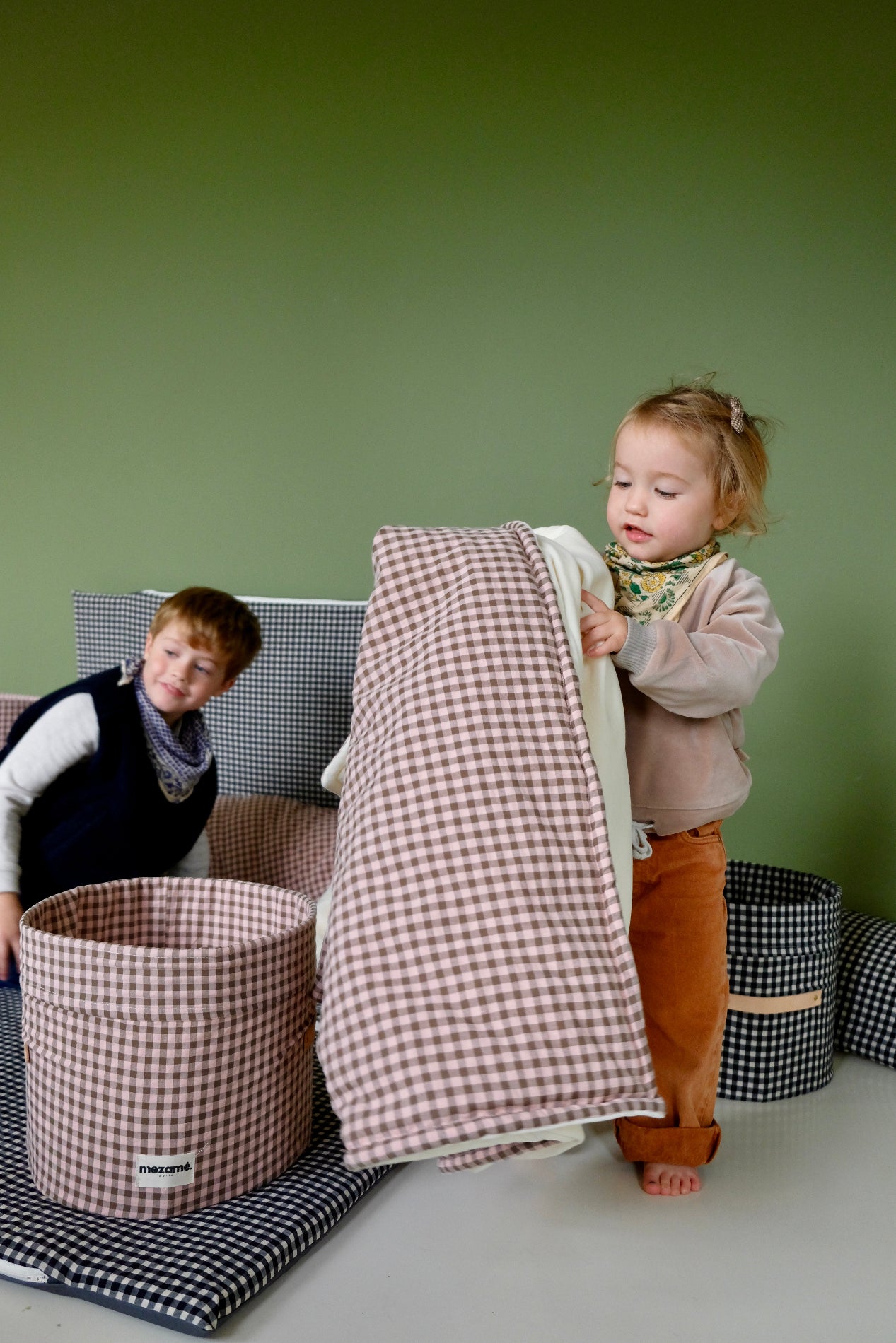 Douillette Vichy Rhubarbe