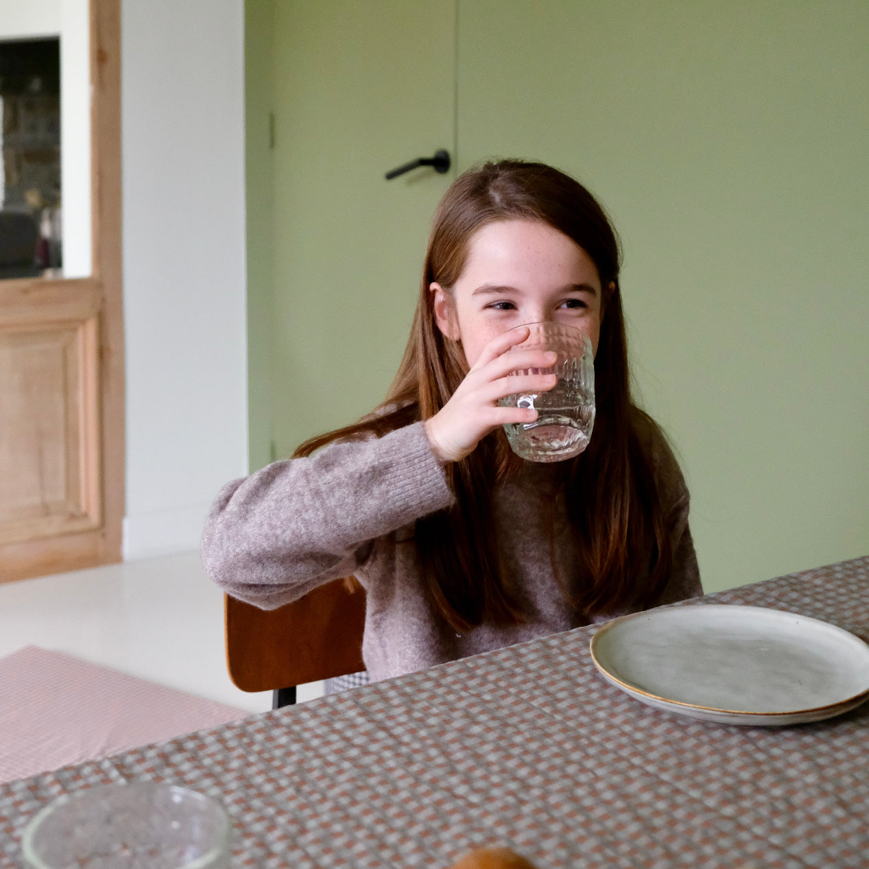 Nappe Vichy Châtaigne