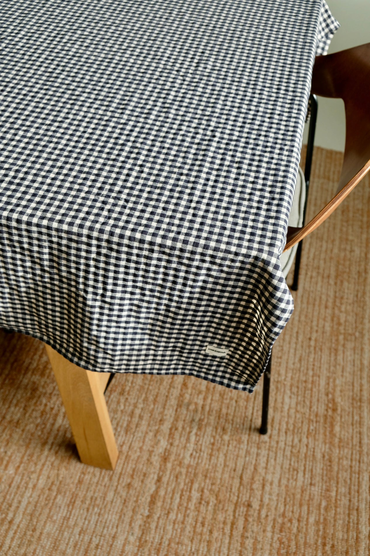 Nappe Vichy Réglisse