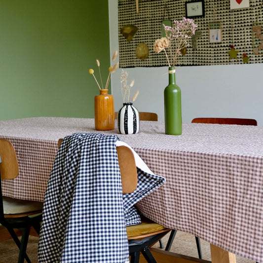 Nappe Vichy Rhubarbe