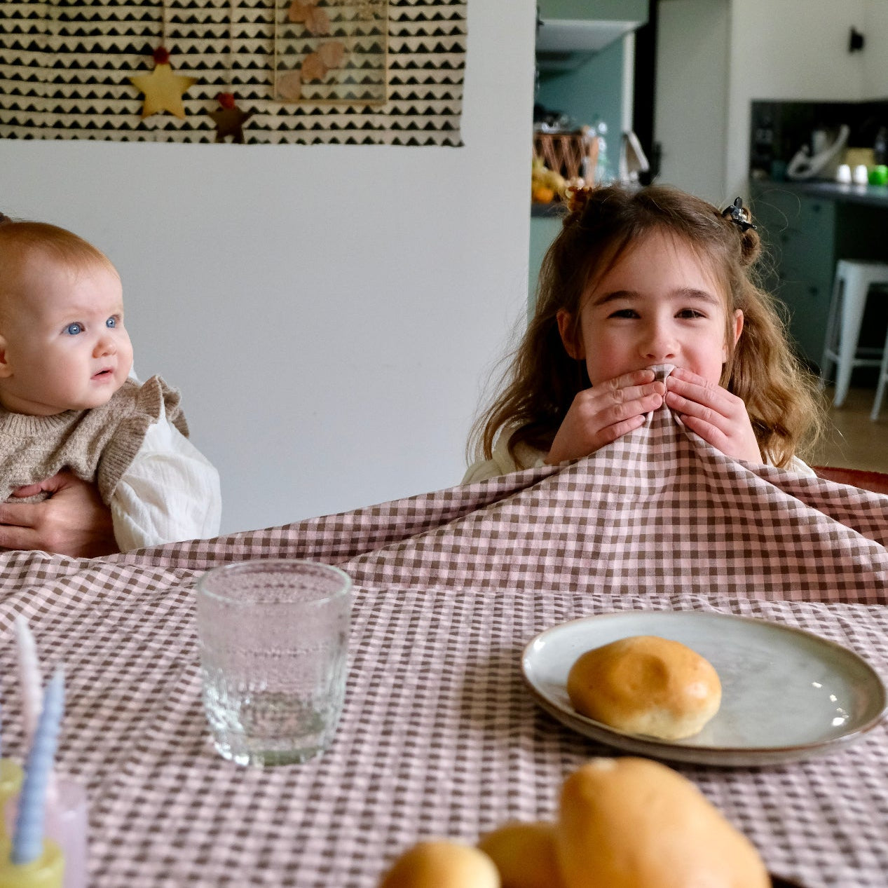 Nappe Vichy Rhubarbe