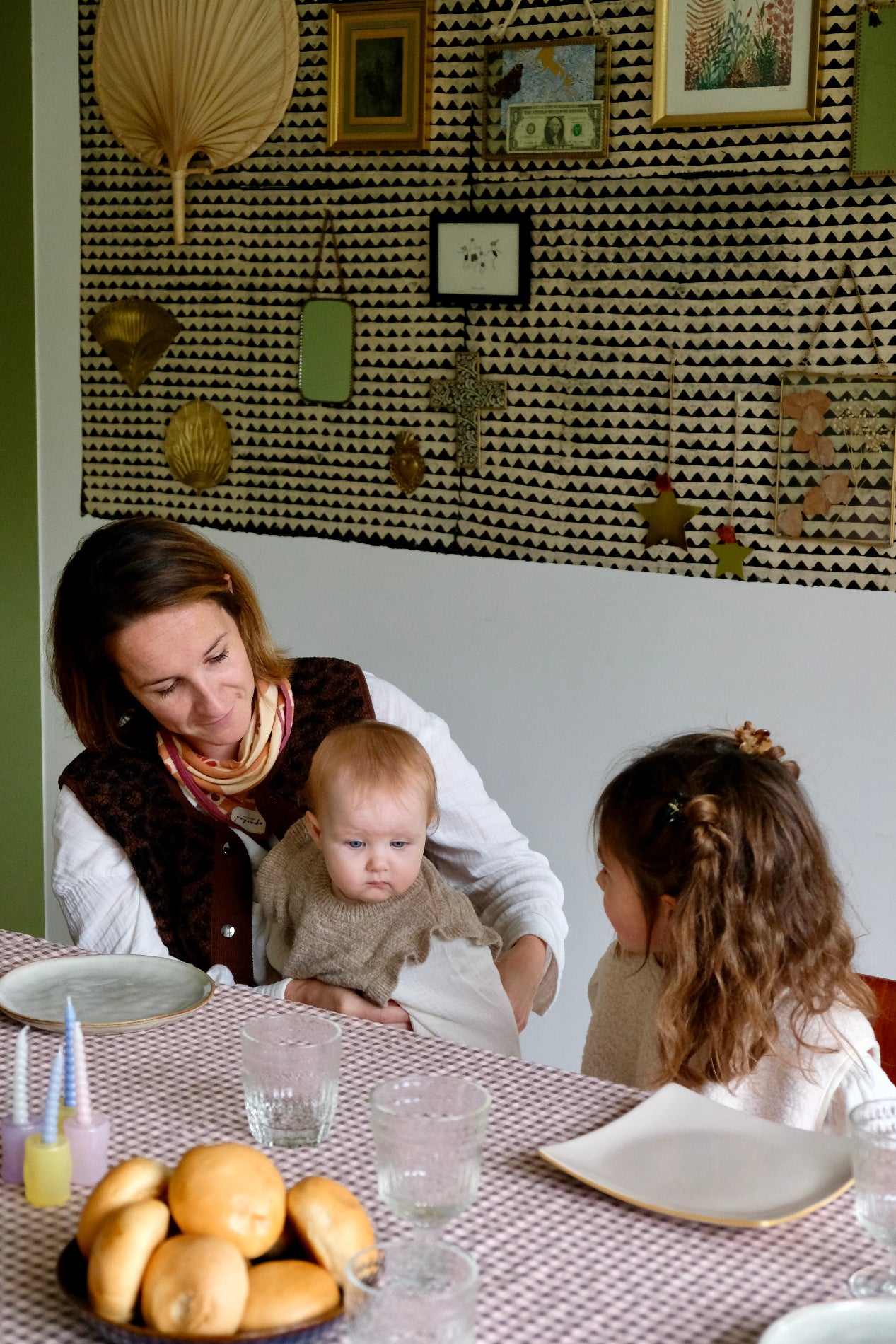 Nappe Vichy Rhubarbe