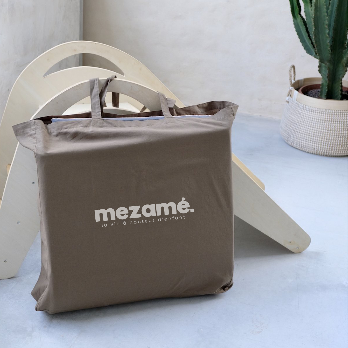 bolsa de transporte para alfombra de juego DIY motricidad y juegos bebé niño 