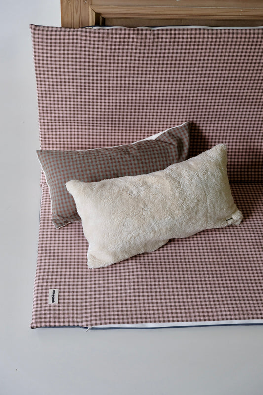 Coussin +One Vichy Châtaigne