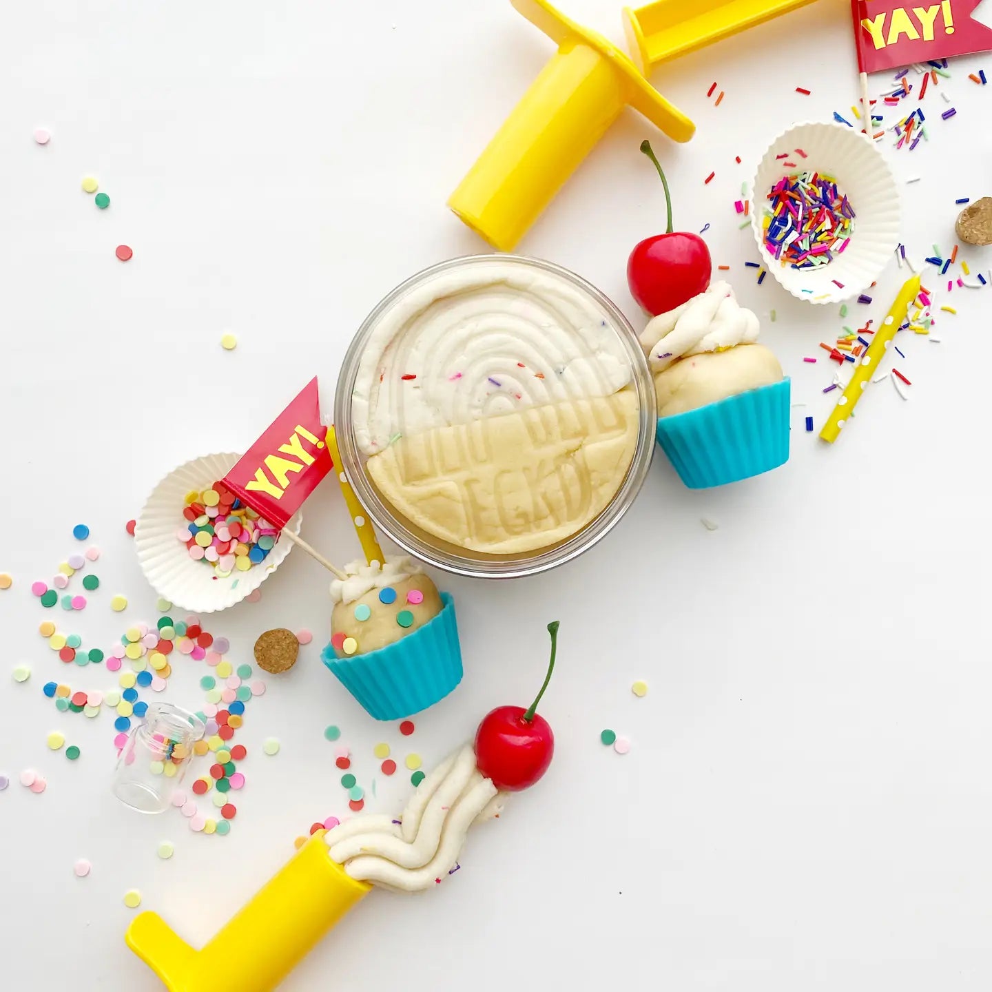 Kit sensoriel de pâte à modeler Cupcake