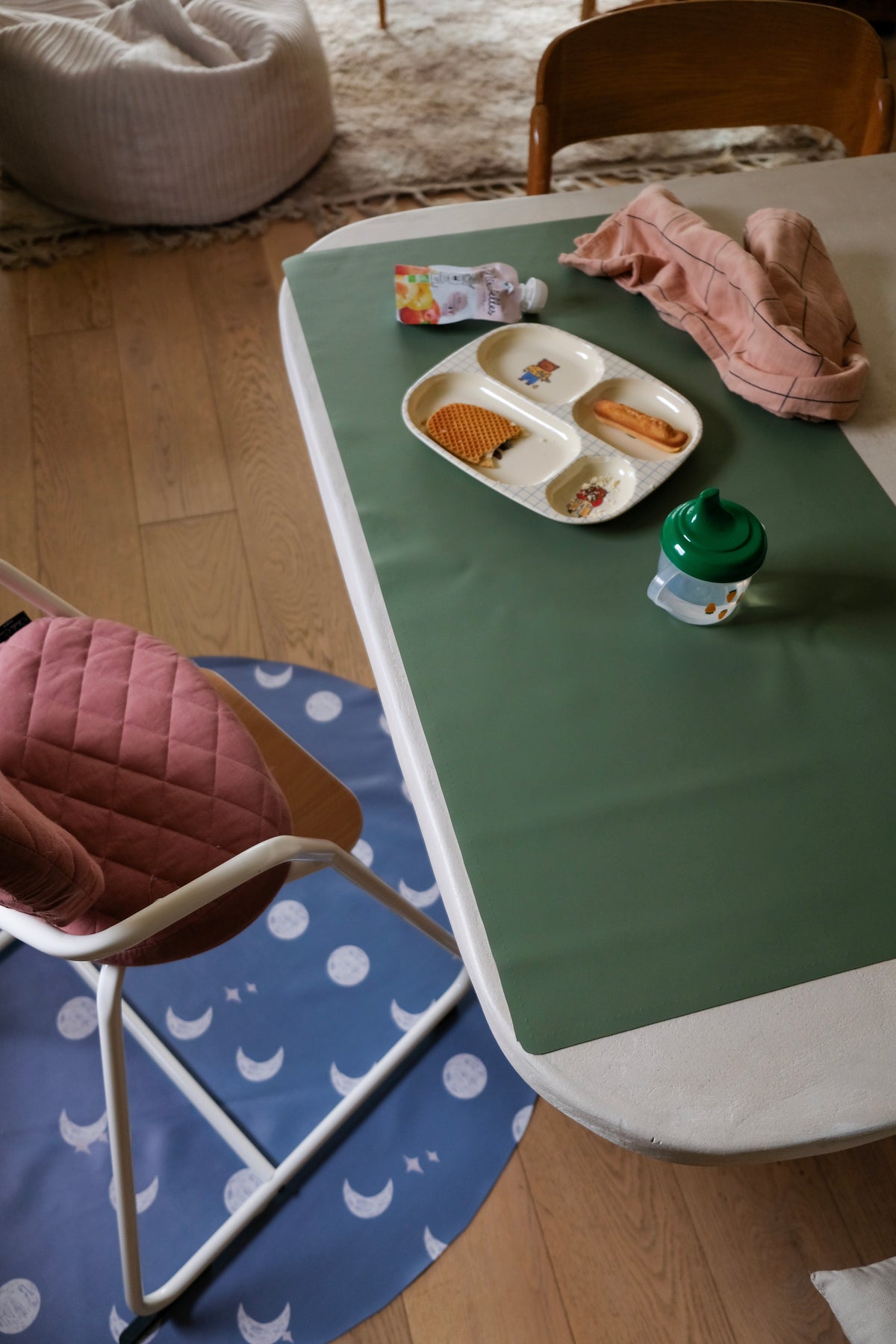 Nappe d'activités rectangulaire waterproof Gommettes / Matcha