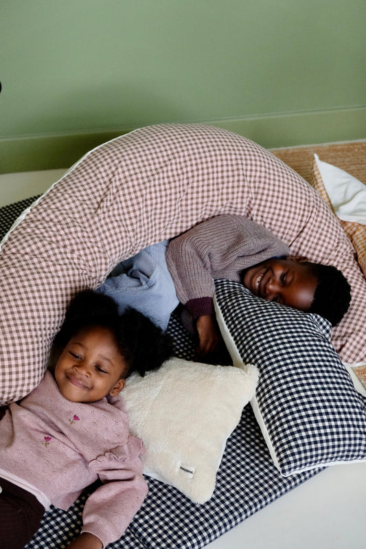 Coussin d'Allaitement Vichy Rhubarbe