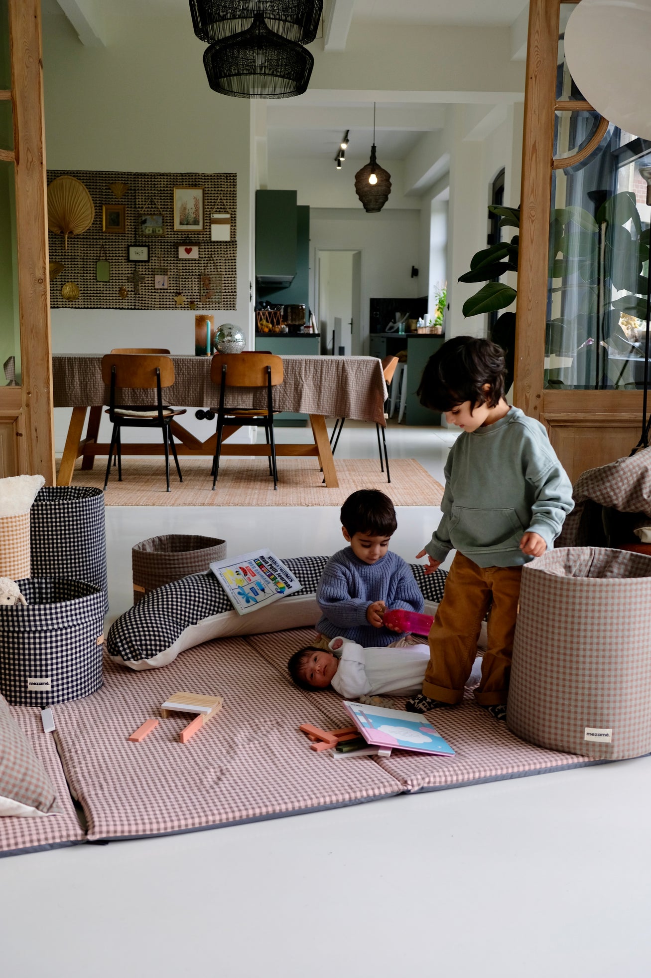 Rallonge Vichy Rhubarbe