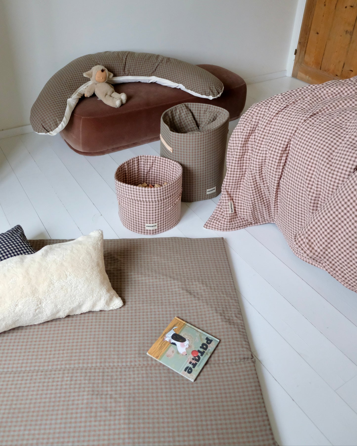 Housse Vichy Châtaigne