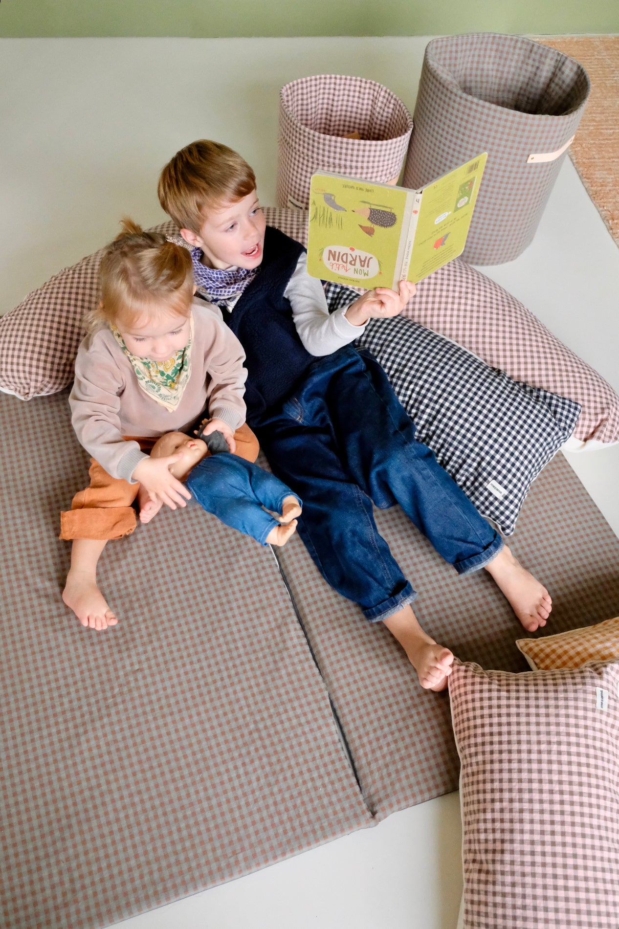 Housse Vichy Châtaigne