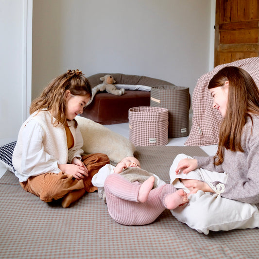 Housse Vichy Châtaigne