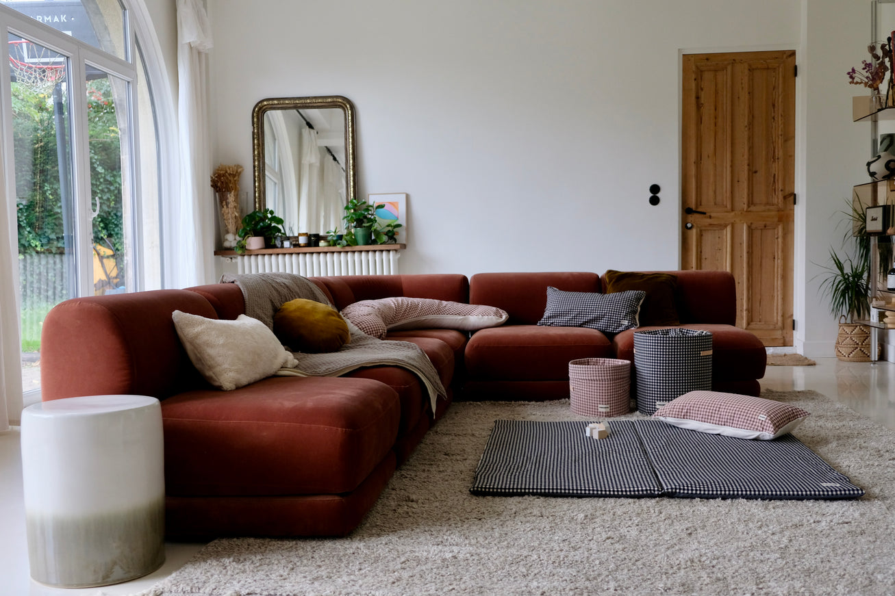 Housse Vichy Réglisse