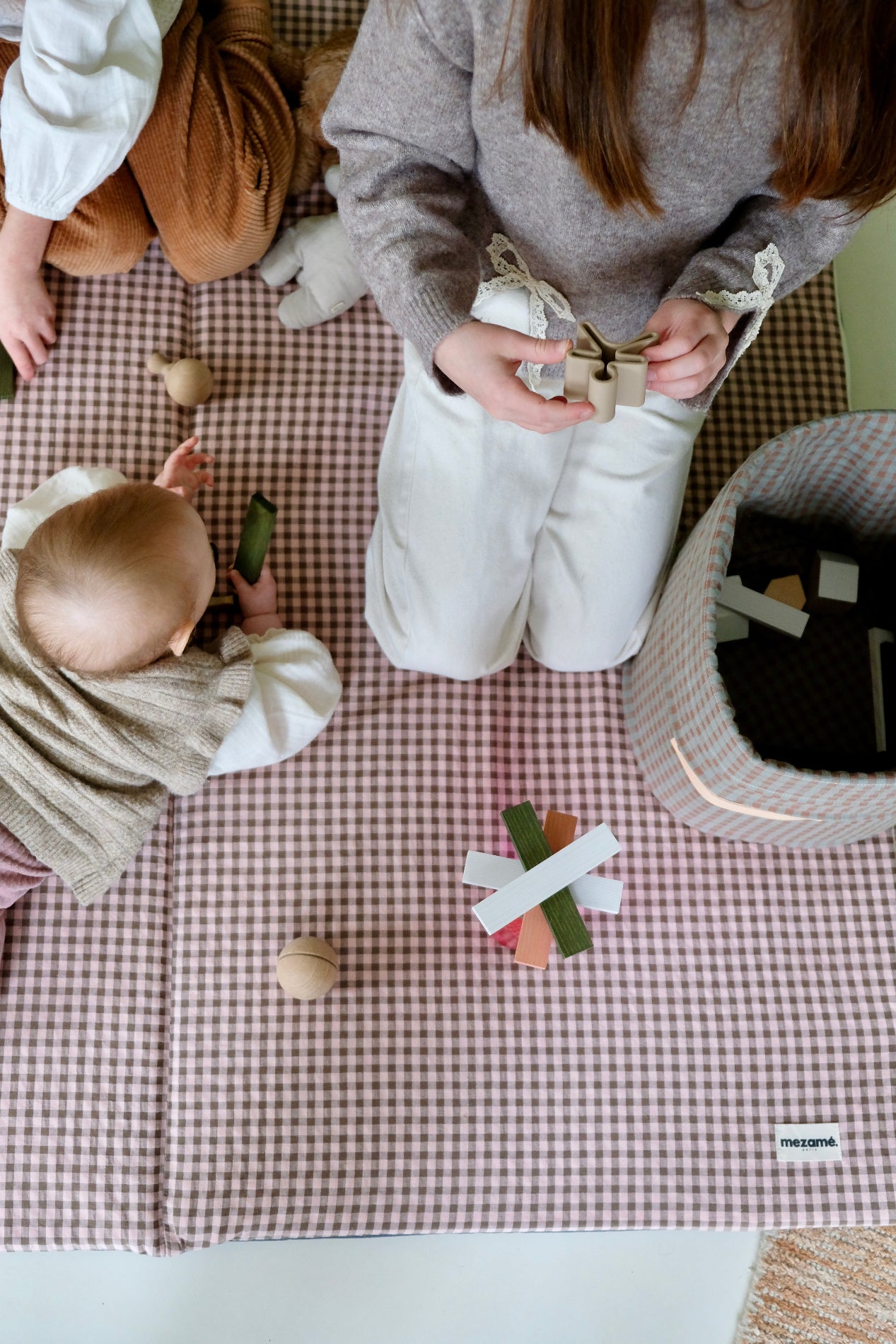 Rallonge Vichy Rhubarbe