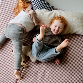 Tapis de vie Vichy Rhubarbe