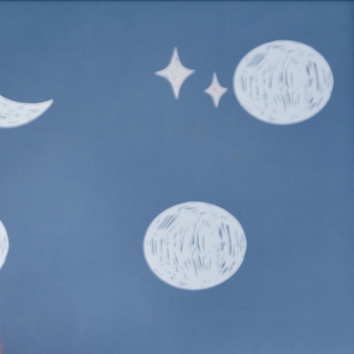 tapis d eveil DIY motricite et jeux bebe enfant  waterproof imprimé lune bleu to the moon zoom