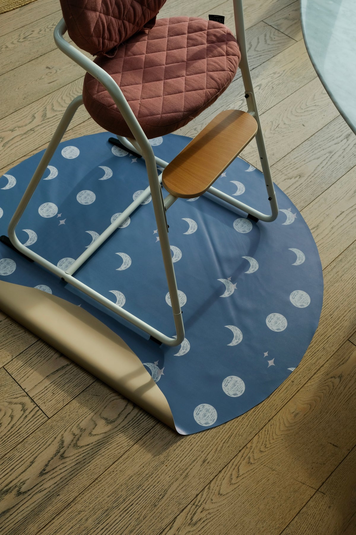 Nappe d'activités ronde waterproof To the moon / Sésame