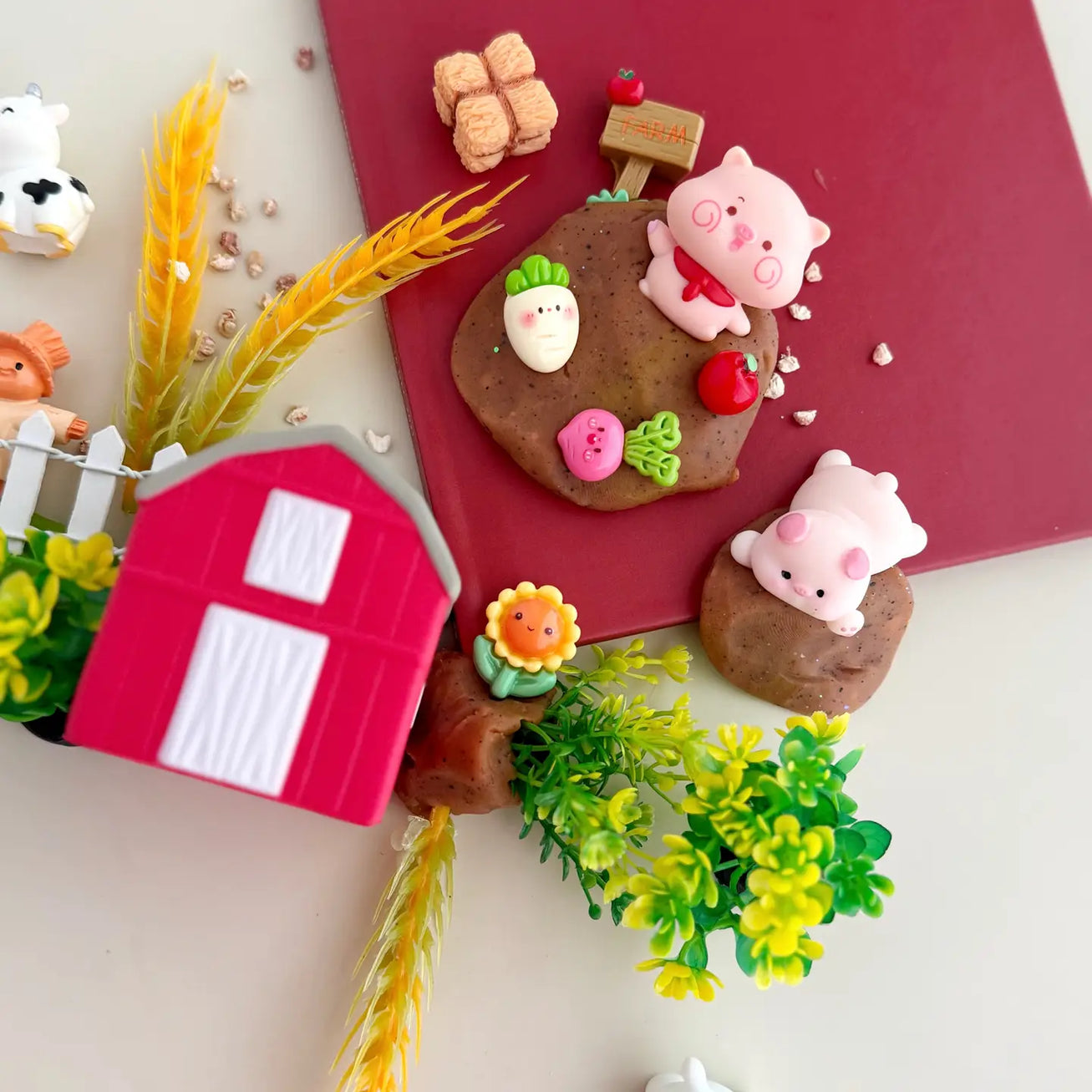 Kit sensoriel de pâte à modeler Farm