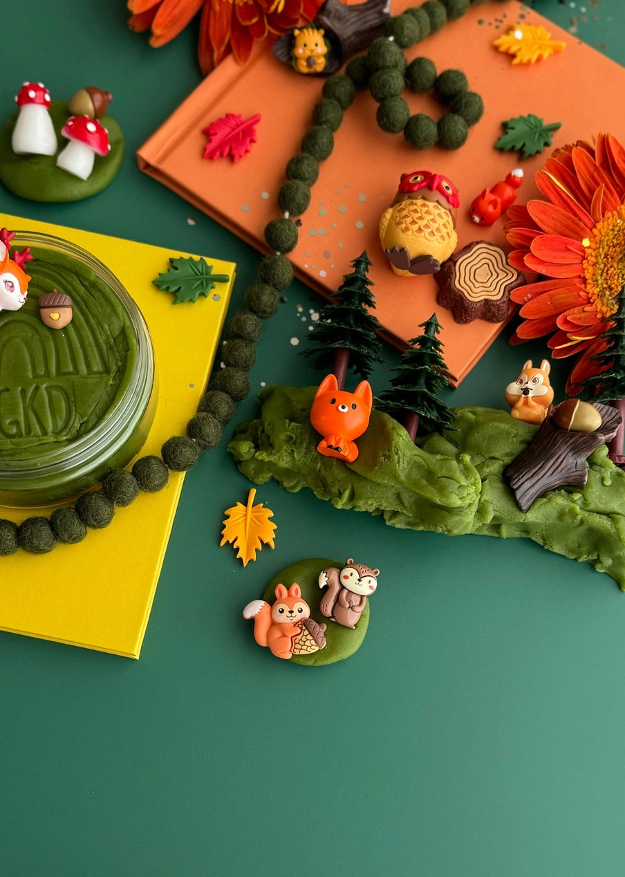 Kit sensoriel de pâte à modeler Forest