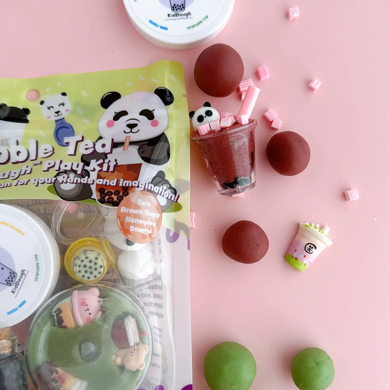 Kit sensoriel de pâte à modeler Bubble Tea
