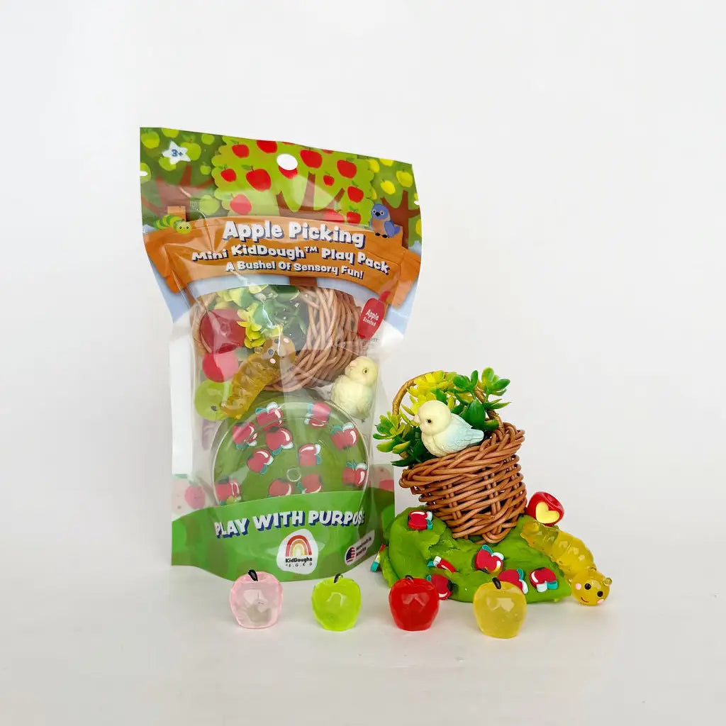 Mini kit sensoriel de pâte à modeler Cueillette de pommes